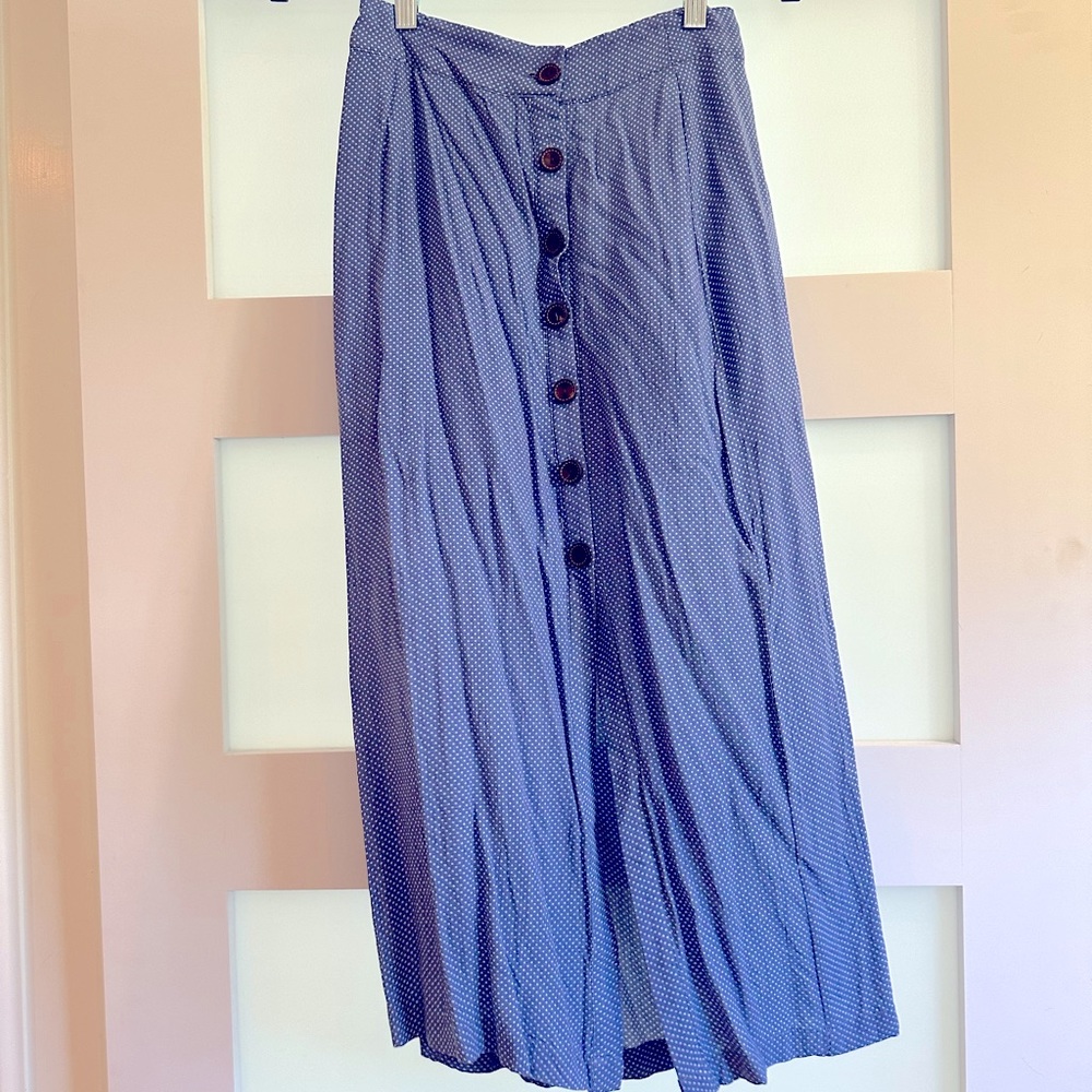XIX Palms Midi Skirt